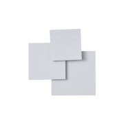 Imagine Lumină de plafon metalică LED 16W 1400Lm 3000K 440X435mm albă Arte Illumina Thalia
