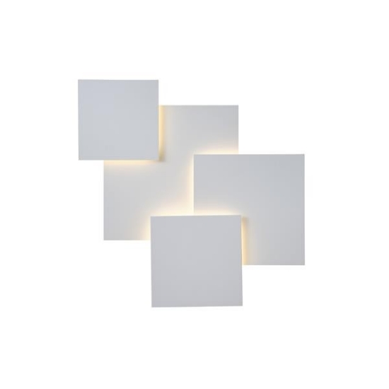 Imagine Lumină de plafon metalică LED 30W 2600Lm 3000K 550X550mm albă Arte Illumina Thalia