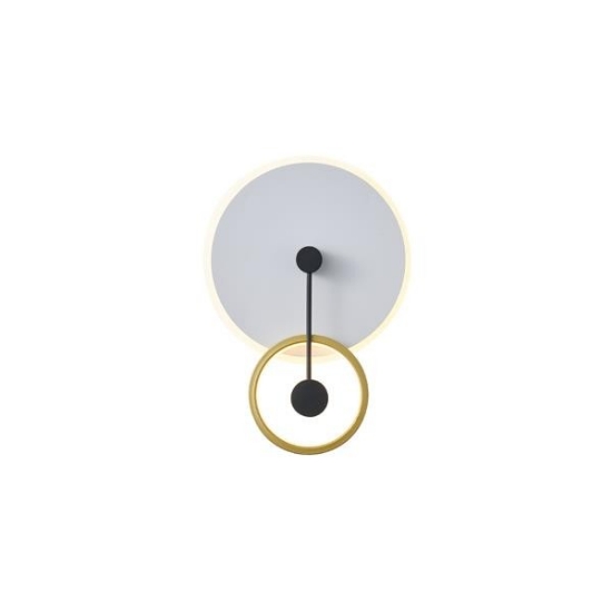 Imagine Aplica de perete metal-plastic LED 16W 1000Lm 3000K 68X280X400mm aurie Arte Illumina O Clock