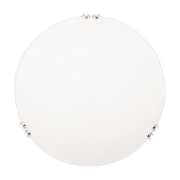 Imagine Lumină de plafon cu sticlă 1xE27 Max 15W Ø300x90mm Alb-Silver Arte Illumina Paros