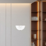 Imagine Aplica de perete din sticlă 1xE27 Max 15W 300x90mm Alb-Silver Arte Illumina Eris