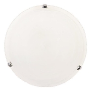 Imagine Lumină de tavan cu sticlă 1xE27 Max 15W Ø300mm Alb-Silver Arte Illumina Eris