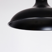 Imagine Abajur metalic Ø360mm negru Arte Illumina Siros