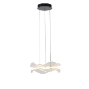 Imagine Lumină suspendată acrilică rotundă LED 24W 2160Lm 3000K Ø340X1250mm neagră Arte Illumina Firenze