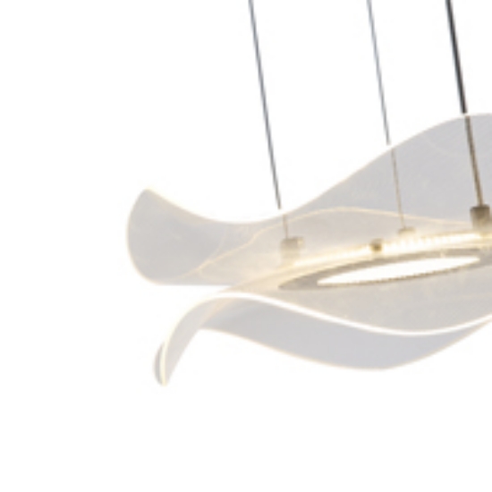 Imagine Lumină suspendată acrilică rotundă LED 24W 2160Lm 3000K Ø340X1250mm neagră Arte Illumina Firenze