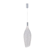 Imagine Lumină suspendată metalică LED 7.6W 780Lm 3000K  Ø200X1960mm argintie Arte Illumina Perforato