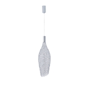 Imagine Lumină suspendată metalică LED 7.6W 780Lm 3000K  Ø200X1960mm argintie Arte Illumina Perforato