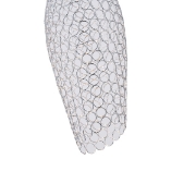 Imagine Lumină suspendată metalică LED 7.6W 780Lm 3000K  Ø200X1960mm argintie Arte Illumina Perforato