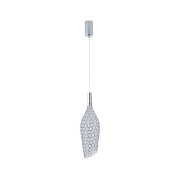 Imagine Lampa suspendată metalică LED 6.3W 648Lm 3000K Ø146X1774mm argintie Arte Illumina Perforato