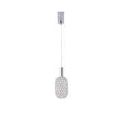 Imagine Lumină suspendată metalică LED 6.3W 648Lm 3000K ∅130X1588mm argintie Arte Illumina Perforato