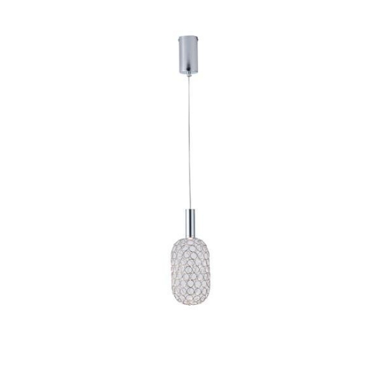 Imagine Lumină suspendată metalică LED 6.3W 648Lm 3000K ∅130X1588mm argintie Arte Illumina Perforato