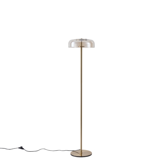 Imagine Lampă de podea metal-vidro LED 8W 960Lm 3000K 300X1352X90mm Koniac Arte Illumina Lobby