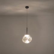 Imagine Lumină suspendată acrilică rotundă LED 6W 360Lm 3000K Ø300×1200mm argintie Arte Illumina Picadilly