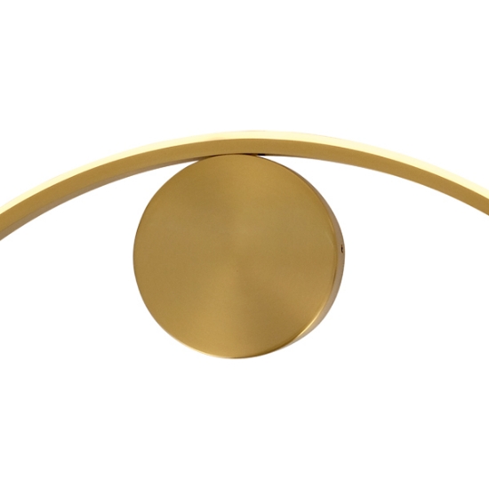 Imagine Aplica de perete din aluminiu-silicon LED 9W 1170Lm 3000K 595X30X235mm negru-bronz Arte Illumina Welle