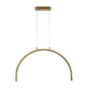 Imagine Lampa suspendată din aluminiu-metal LED 5W 448Lm 3000K 600X20X1500mm bronz Arte Illumina Apsis