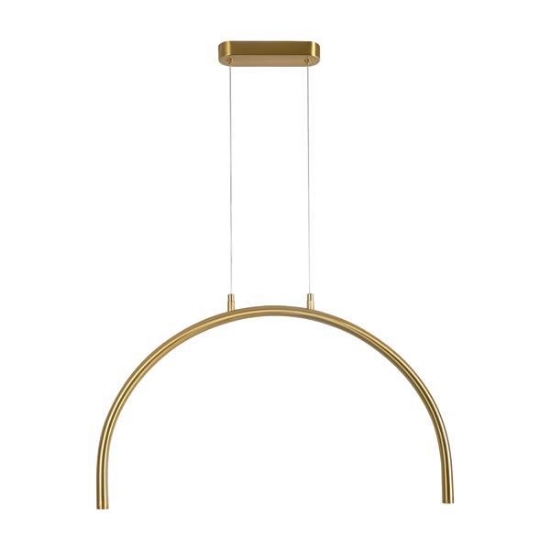 Imagine Lampa suspendată din aluminiu-metal LED 5W 448Lm 3000K 600X20X1500mm bronz Arte Illumina Apsis