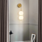 Imagine Aplica de perete din aluminiu-metal-acril LED 9W 702Lm 3000K 160X120X430mm bronz-alb Arte Illumina Trea