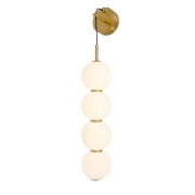 Imagine Aplica de perete din aluminiu-metal-acril LED 19W 1482Lm 3000K 160X120X650mm bronz-alb Arte Illumina Trea