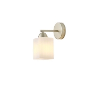 Imagine Aplica de perete metal-sticlă cu un singur bec 1×E27 max 15W 180X100X210mm aurie sampanie Madisson