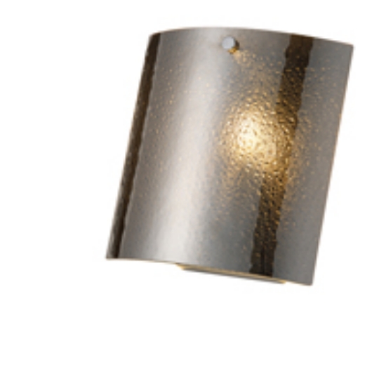 Imagine Aplica de perete metal-sticlă cu un singur bec 1XE14 max 8W 75X170X180mm neagră Arte Illumina Folia