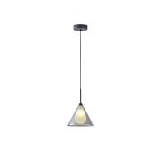 Imagine Lumină suspendată metal-sticlă cu un singur corp 1xG9 Max 7W Ø180X1663mm transparent Arte Illumina Delta