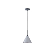 Imagine Lumină suspendată metal-sticlă cu un singur corp 1xG9 Max 7W Ø180X1663mm transparent Arte Illumina Delta