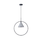 Imagine Lumină suspendată metal-sticlă cu un singur bec 1xG9 Max 7W Ø410X1610mm transparent Arte Illumina Delta