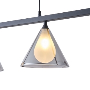 Imagine Lustră metal-sticlă 4 lumini 4xG9 Max 7W 1080x1393mm transparent Arte Illumina Delta