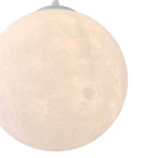 Imagine Lampa suspendată metal-acrilică rotundă cu un singur bec 1X27 Max 15W Ø300X1370mm alb Arte Illumina Selini