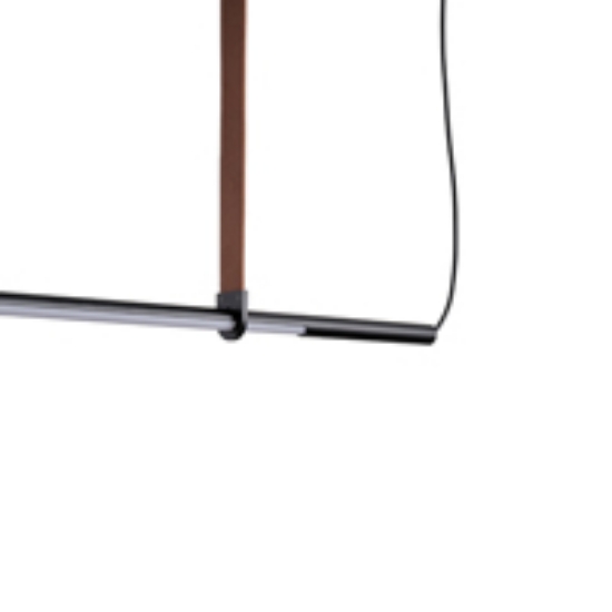 Imagine Lumină suspendată metal-încălțată LED 25W 1750Lm 3000K 1400X60X1200mm negru Arte Illumina Linea