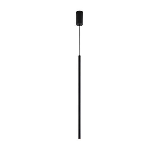 Imagine Lumină suspendată din aluminiu-metal-acrilic LED 3W 210Lm 3000K Ø50X1200(610)mm neagră Arte Illumina Cascade