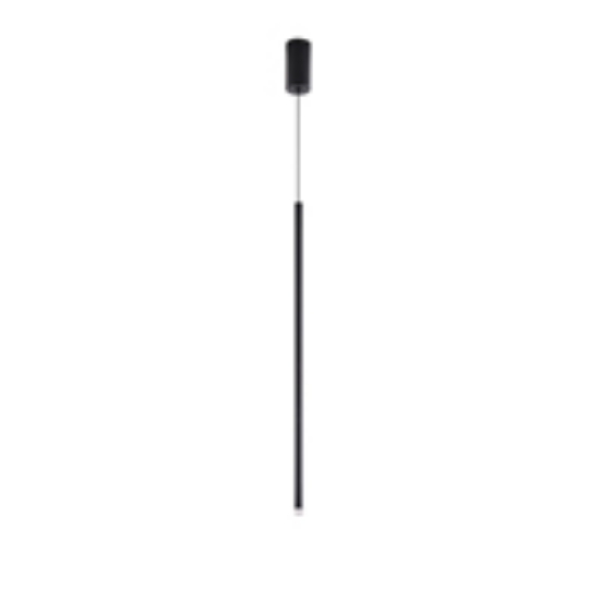 Imagine Lumină suspendată din aluminiu-metal-acrilic LED 3W 210Lm 3000K Ø50X1200(610)mm neagră Arte Illumina Cascade