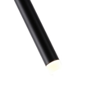Imagine Lumină suspendată din aluminiu-metal-acrilic LED 3W 210Lm 3000K Ø50X1200(610)mm neagră Arte Illumina Cascade