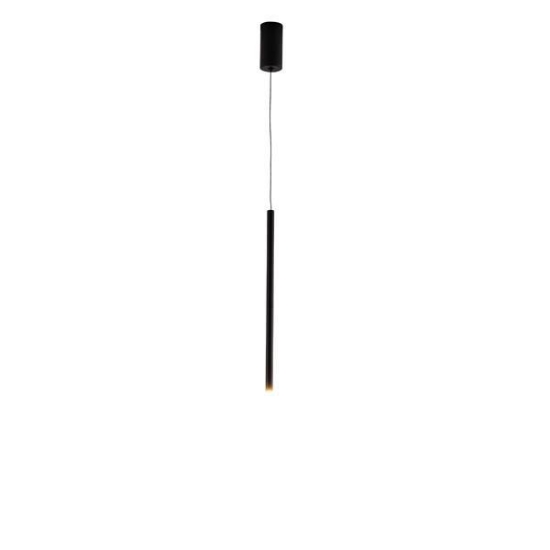 Imagine Lumină suspendată din aluminiu-metal-acrilic LED 3W 210Lm 3000K Ø50X1200(410)mm neagră Arte Illumina Cascade