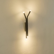 Imagine Aplica din aluminiu-metal-acrilic 4light LED 8W 560Lm 3000K 400X75mm neagră Arte Illumina Cascade