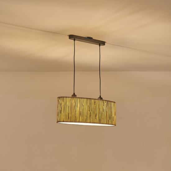 Imagine Lampa suspendată Pampas 2Light 2XE27 Max 15W 580X1290mm Cremă Arte Illumina AENON