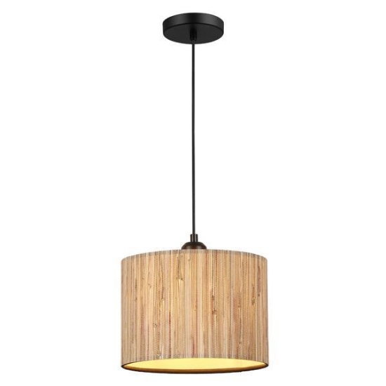 Imagine Lampa suspendată Pampas cu un singur bec 1xE27 max 15W Ø250x1260mm crem Arte Illumina AENON