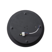Imagine Lumină suspendată din aluminiu-metal-acril 10 lumini LED 50W 3500Lm 3000K Ø800X1200mm negru Arte Illumina Campanelle