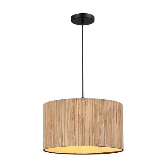 Imagine Lumină suspendată Pampas cu un singur corp 1xE27 Max 15W Ø350x1260mm Cremă Arte Illumina AENON