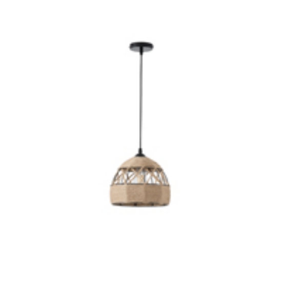 Imagine Lampa suspendată rope-metal single light Helios 15W 250x1290mm negru-khaki
