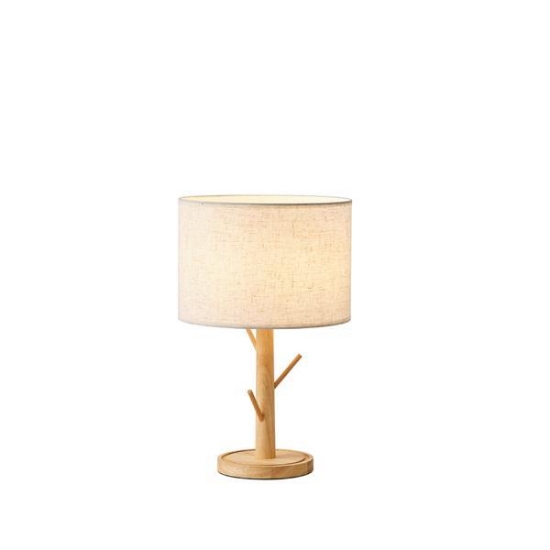 Imagine Lampă de birou din lemn 1XE27 Max 15W Ø280X470mm Alb Arte Illumina Madera