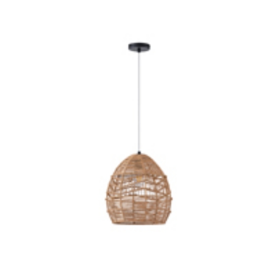 Imagine Lampa suspendată din bambus Aithra 1xE27 max 15W Ø300x1510mm maro