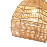 Imagine Lampa suspendată din bambus Aithra 1xE27 max 15W Ø300x1510mm maro