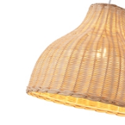 Imagine Lampa suspendată din bambus single light 1x1xE27 max 15W 330x1440mm crem Arte Illumina Coastal