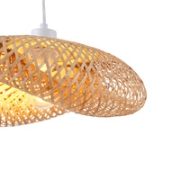 Imagine Lampa suspendată Bamboo Single Light 1xE27 Max 15W Ø420x1360mm Cremă Arte Illumina Lagoon