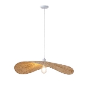 Imagine Lampa suspendată din bambus cu un singur corp 1xE27 max 15W Ø700x1400mm crem Arte Illumina Oasis
