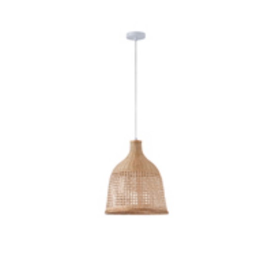 Imagine Lampa suspendată din bambus single light 1xE27 max 15W Ø310x1580mm crem Arte Illumina Earthy