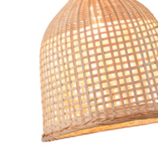 Imagine Lampa suspendată din bambus single light 1xE27 max 15W Ø310x1580mm crem Arte Illumina Earthy