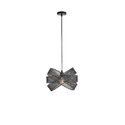 Imagine Lumină suspendată metalică single light 1x27 max 15W 350x1270mm negru Arte Illumina OGGI