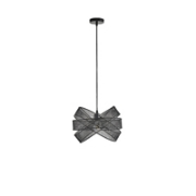 Imagine Lumină suspendată metalică single light 1x27 max 15W 350x1270mm negru Arte Illumina OGGI
